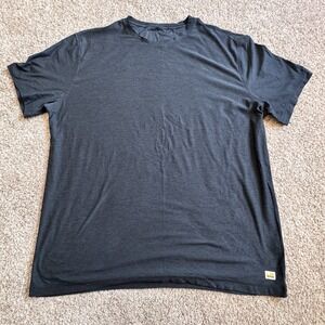 Vuori Strato Tech Tee T Shirt Men XL Navy Heather Performance Short Sleeve V126